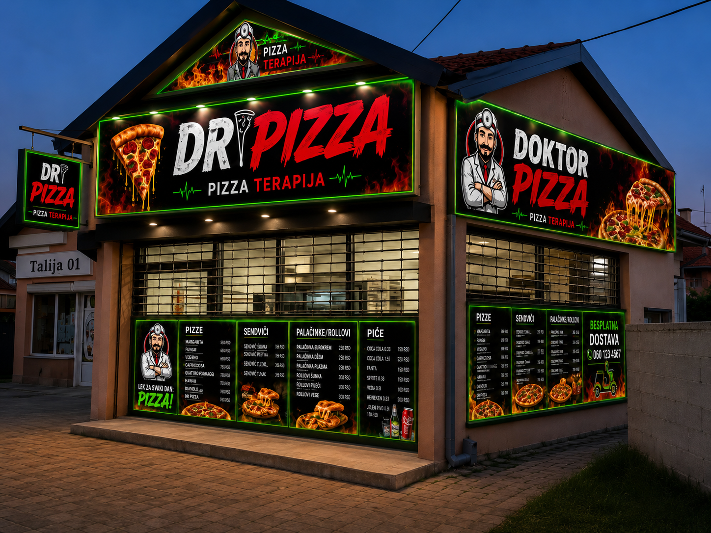 Doktor Pizza objekat — Bratstva Jedinstva 28